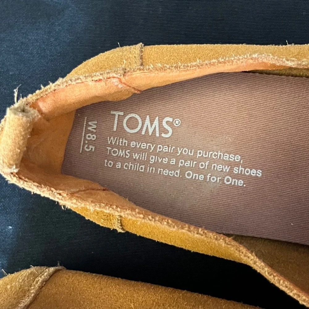TOMS Deconstructed Alpargata Rope Suede Espadrille with Tassels Orange Size 8.5‎